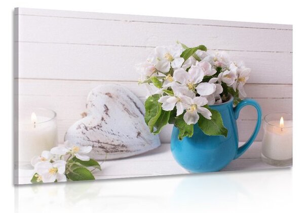 Quadro su tela – Fiori nel vaso