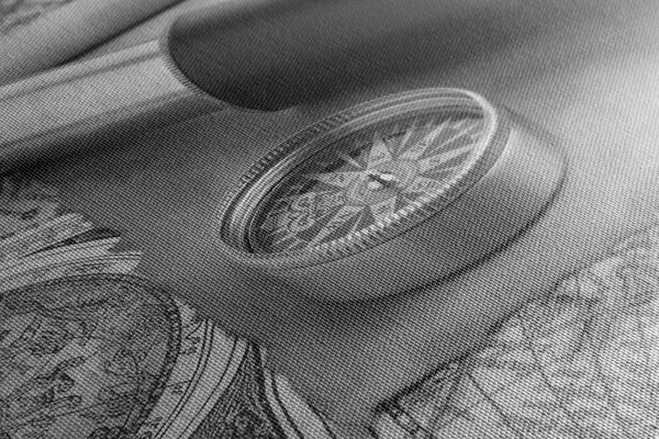 Stampa su tela – Per avventuriero in bianco e nero