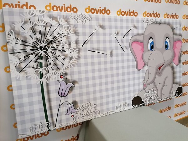 Stampa su tela – Piccolo elefante
