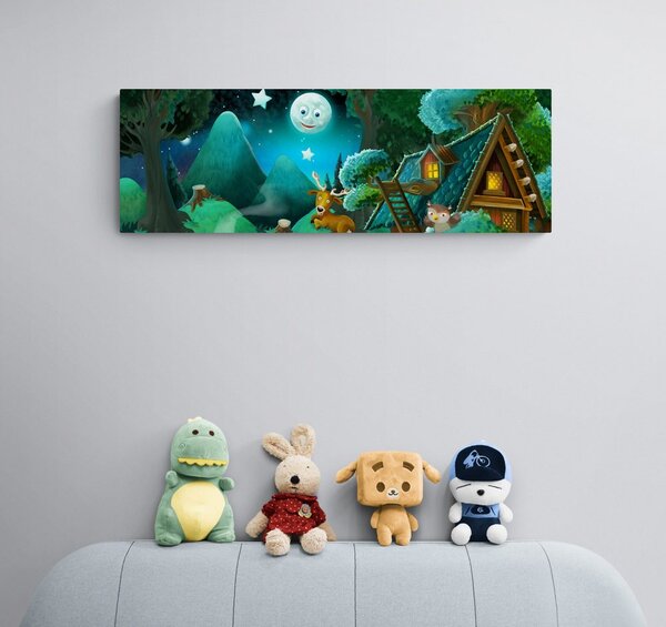 Quadro su tela – Bosco fiabesco