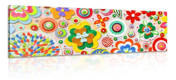 Stampa su tela – Astrazione di fiori