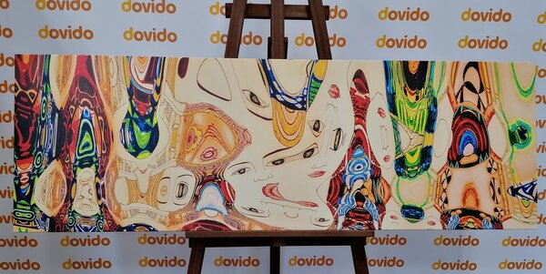 Quadro su tela – Madre in versione astratta
