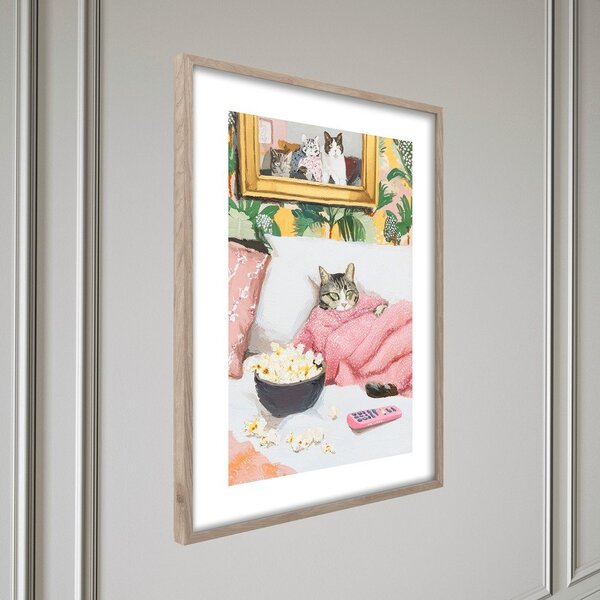 Dipinto stampato con cornice inclusa 50x70 cm Friday Evening – Styler