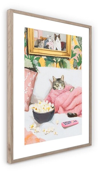 Dipinto stampato con cornice inclusa 50x70 cm Friday Evening – Styler