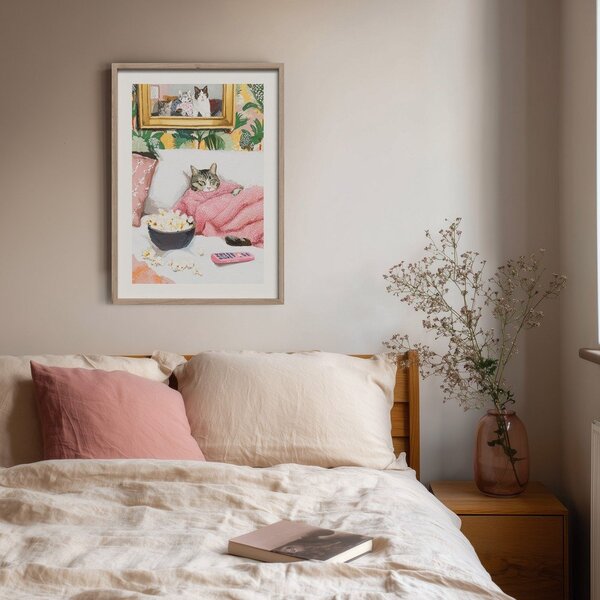 Dipinto stampato con cornice inclusa 50x70 cm Friday Evening – Styler