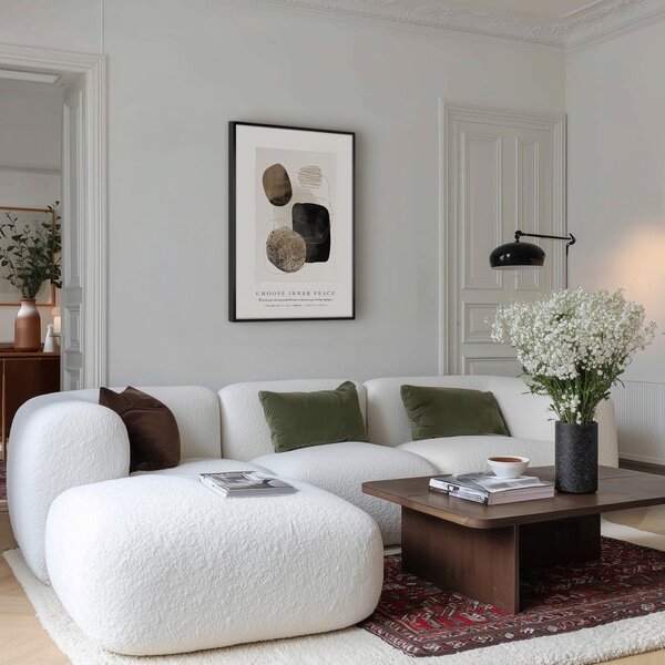 Dipinto stampato con cornice inclusa 60x90 cm Inner Peace – Styler