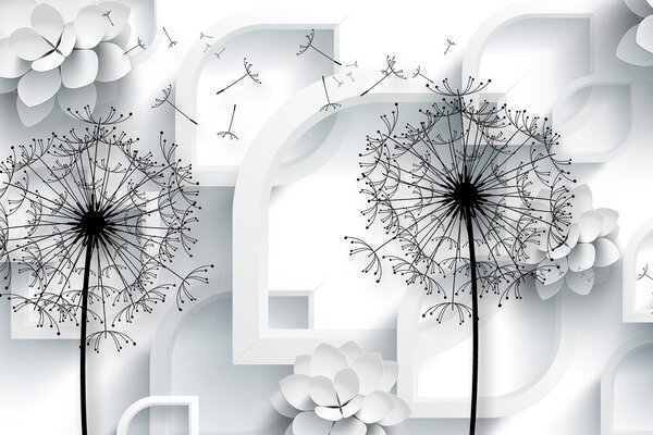 Stampa su tela – Soffione in design moderno