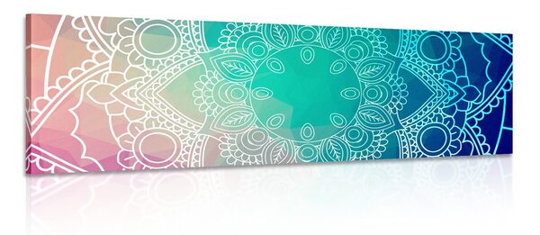 Stampa su tela – Mandala pastello