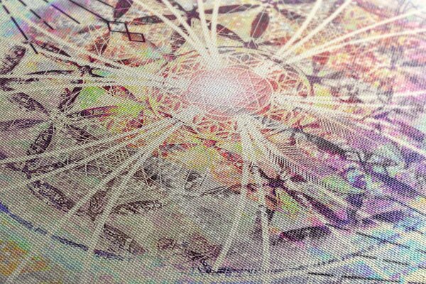 Quadro su tela – Mandala in design interessante