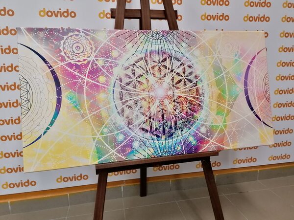 Quadro su tela – Mandala in design interessante