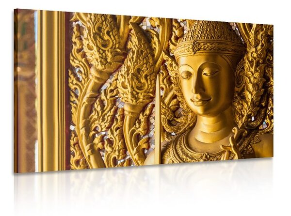 Stampa su tela – Statua di Buddha nel tempio