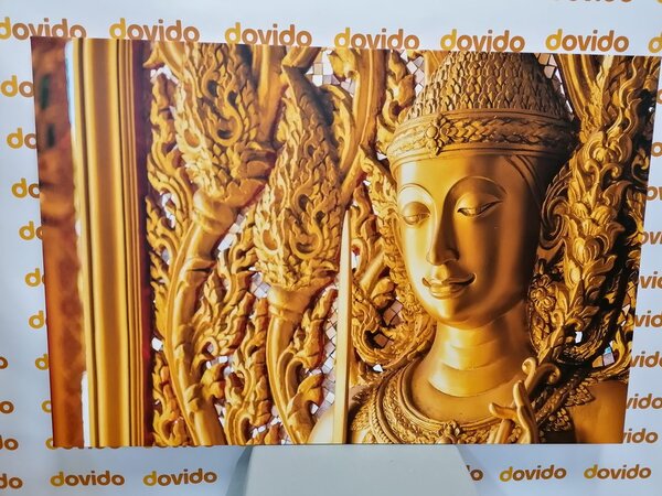 Stampa su tela – Statua di Buddha nel tempio