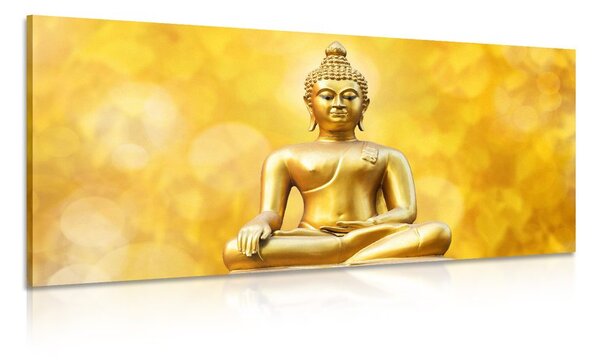 Quadro su tela – Statua dorata di Buddha