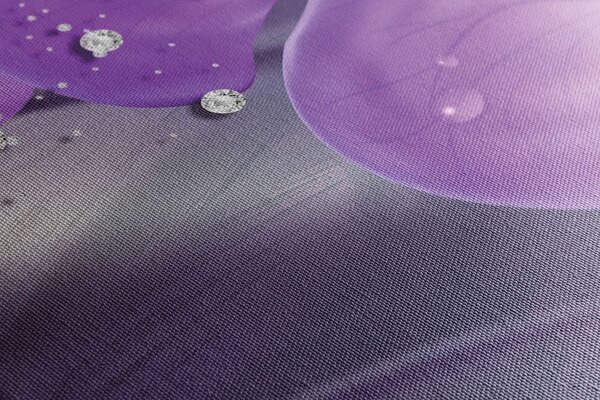 Quadro su tela – Orchidea presso colonne greche