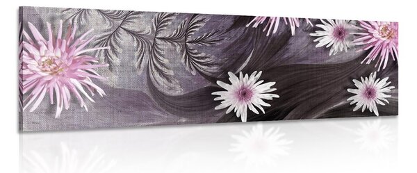 Quadro su tela – Fiori su sfondo meraviglioso