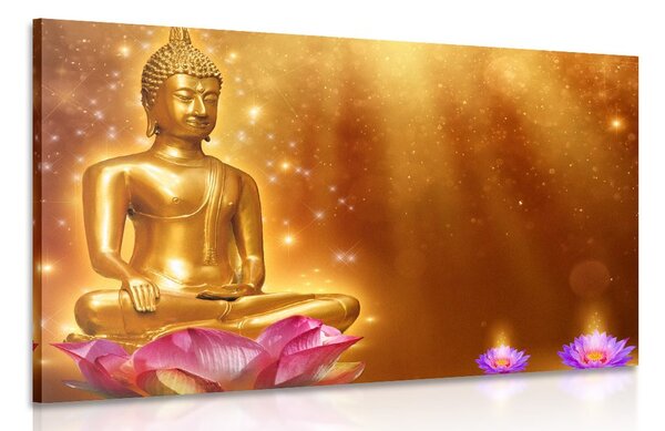 Quadro su tela – Buddha dorato