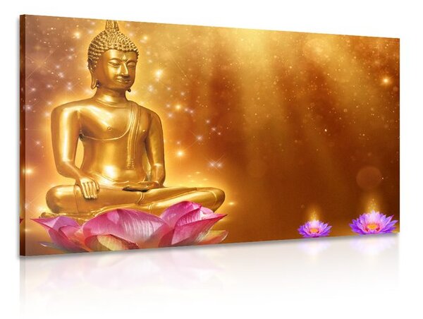 Quadro su tela – Buddha dorato