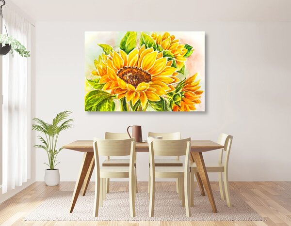 Stampa su tela – Splendido girasole