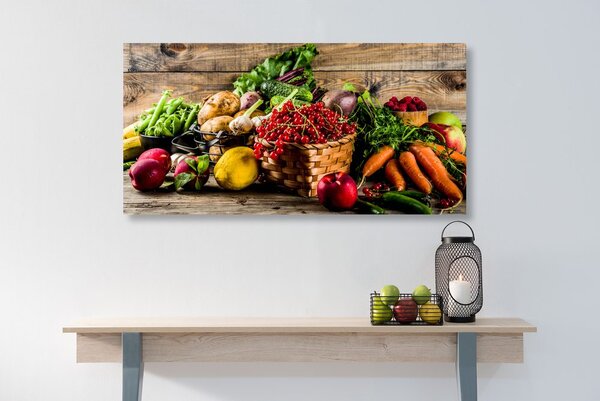 Stampa su tela – Frutta e verdura fresca