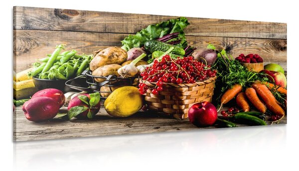 Stampa su tela – Frutta e verdura fresca