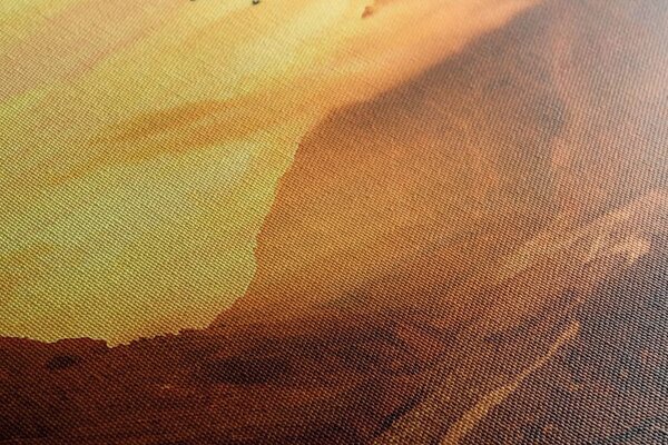 Quadro su tela – Tramonto sulla montagna