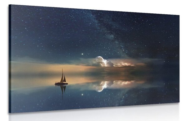 Quadro su tela – Barca sul mare