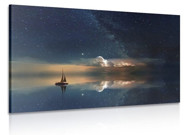 Quadro su tela – Barca sul mare