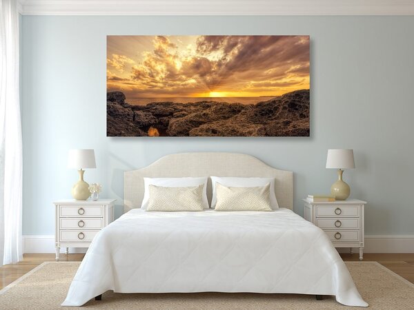 Quadro su tela – Scogliere del mare