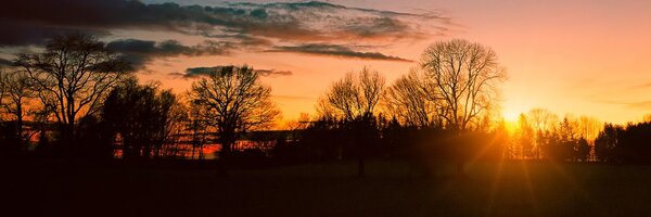Quadro su tela – Splendido tramonto