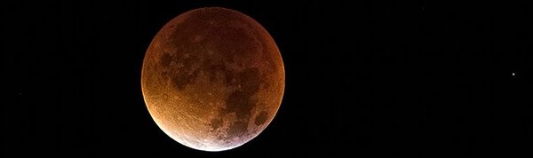 Stampa su tela – Luna nel cielo notturno