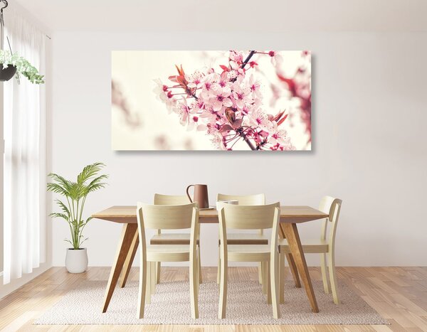Quadro su tela – Fiori rosa di ciliegio