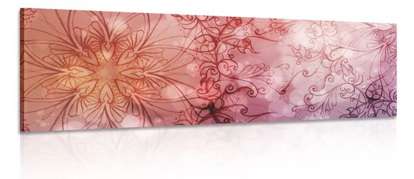 Quadro su tela – Mandala floreale