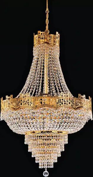 Lampadario a soffitto lampadario lampadario a soffitto lampadario di cristallo oro lampada