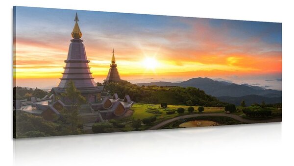 Stampa su tela – Alba mattutina in Thailandia