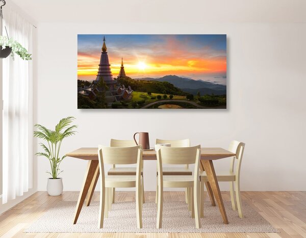 Stampa su tela – Alba mattutina in Thailandia