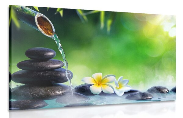 Quadro su tela – Armonia nel giardino Zen
