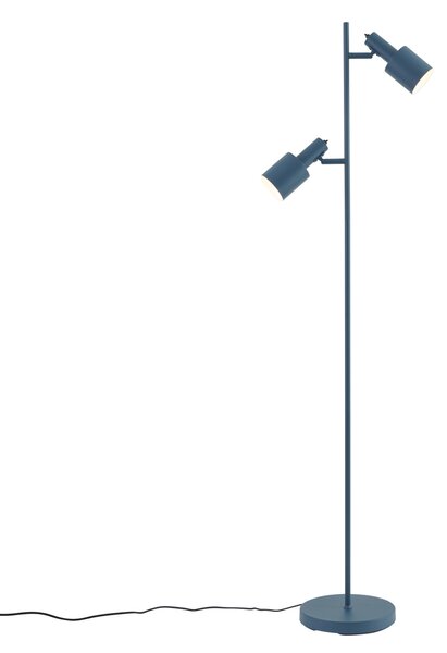Lampada da terra moderna blu a 2 luci - Stijn