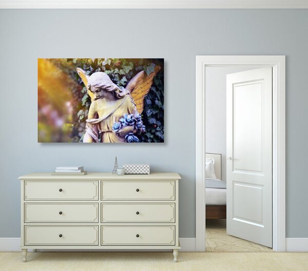 Quadro su tela – Statua di angelo