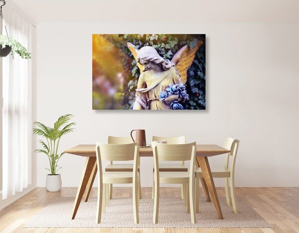 Quadro su tela – Statua di angelo