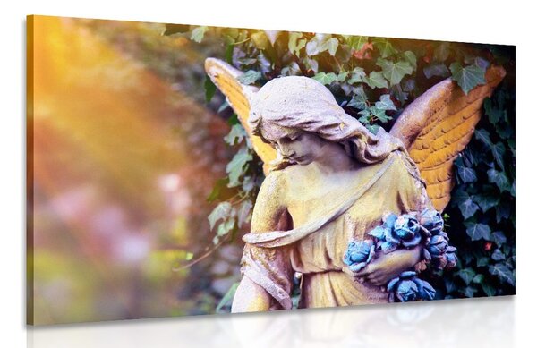 Quadro su tela – Statua di angelo