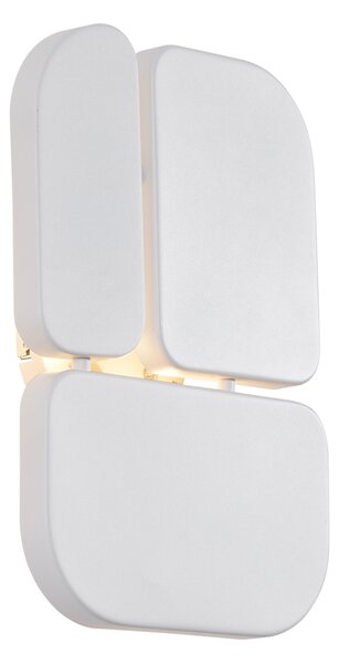 Lampada da parete di design bianca a 3 luci - Planes