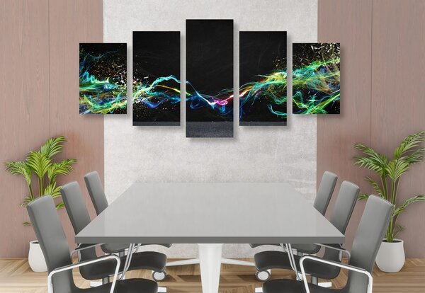 Quadri 5 pezzi – Astrazione moderna