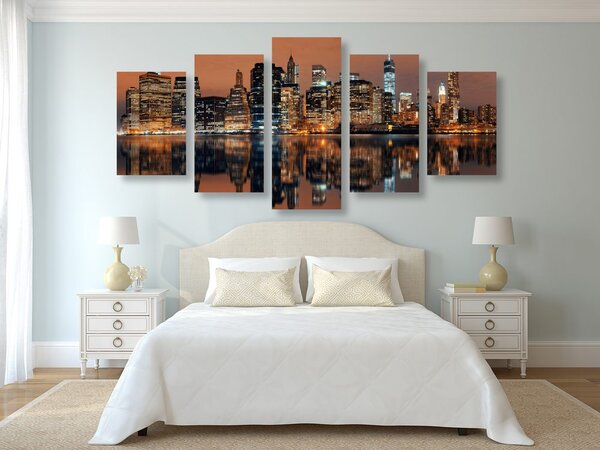 Quadri 5 pezzi – Città di Manhattan