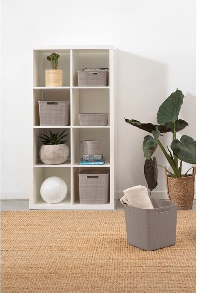 Cesto contenitivo in plastica 36x28x15 cm Jute M – Curver
