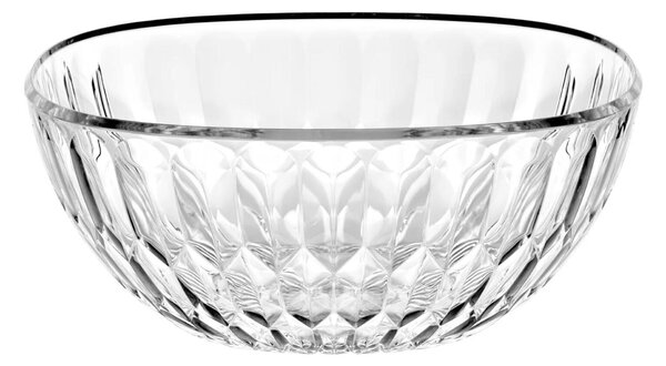 Contenitore insalatiera in Cristallo Acrilico Bio-based VANITY Dimensioni �30xh13 cm - 6280 cc in scatola serigrafata Colore Trasparente