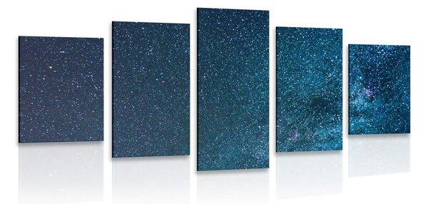 Quadri 5 pezzi – Via Lattea tra le stelle