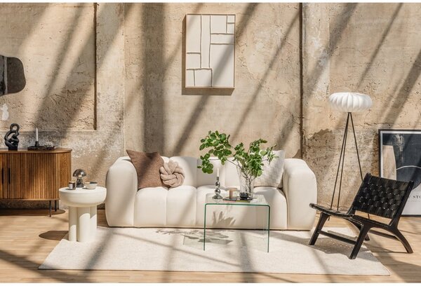 Divano verde con rivestimento in velluto 225 cm Cube – Bonami Selection
