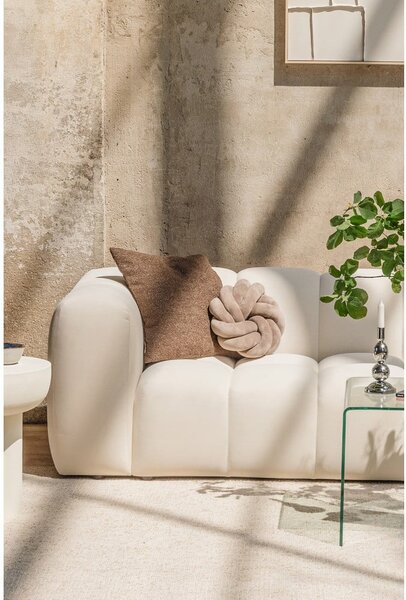 Divano verde con rivestimento in velluto 225 cm Cube – Bonami Selection