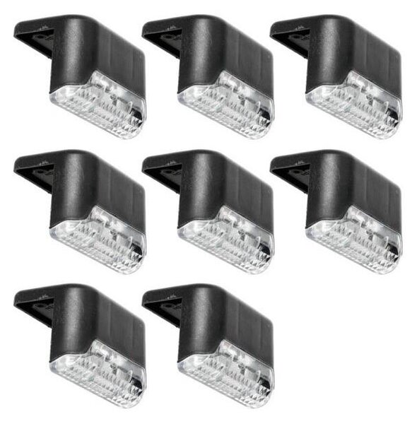 SET 8x LED Illuminazione solare delle scale LED/0,06W/1,2V 3000K IP44 600 mAh