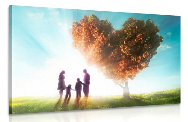 Quadro su tela – In atmosfera familiare